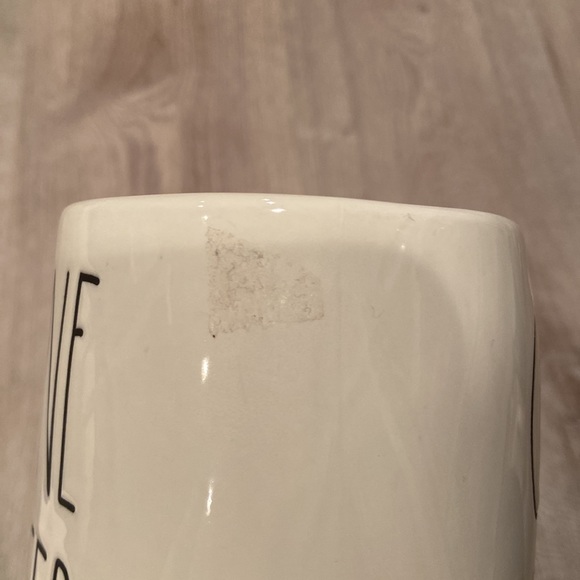 Rae Dunn Coffee Now Wine Later White Mug - Picture 3 of 5